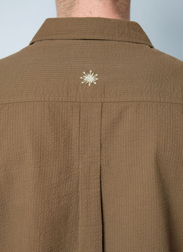 Embroidered Shirt ACHM Embroidered Shirt Brown acm0162011