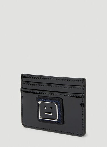 Face Plaque Cardholder Acne Studios Face Plaque Cardholder Black acn0151049