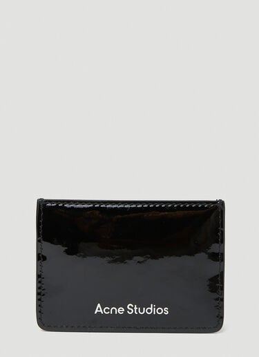 Face Plaque Cardholder Acne Studios Face Plaque Cardholder Black acn0151049