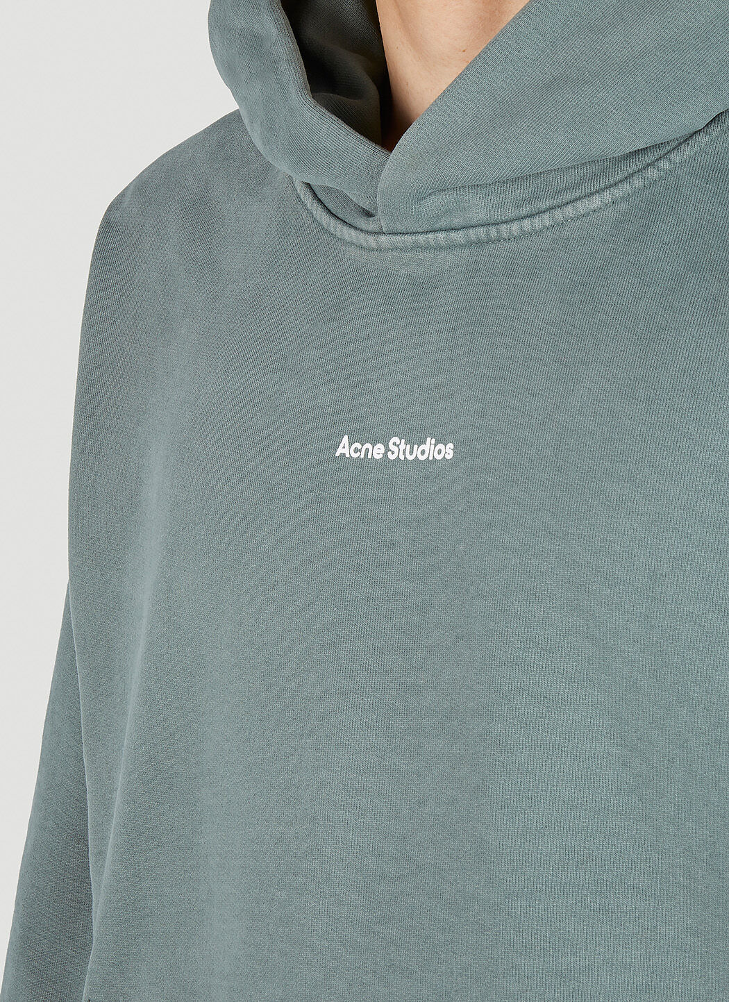 Acne Studios Logo Print Hooded Sweatshirt | LN-CC