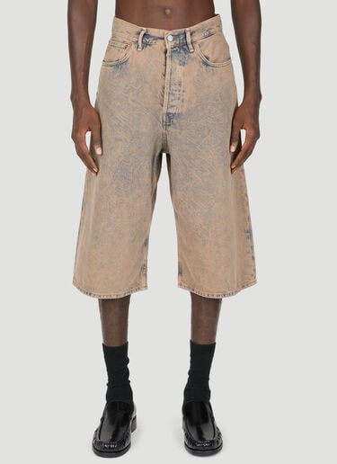水洗休闲百慕大短裤 Acne Studios 水洗休闲百慕大短裤 棕色 acn0153019