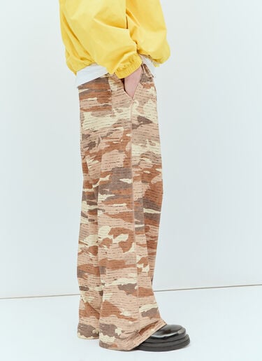 프린트 트랙 팬츠 Acne Studios 프린트 트랙 팬츠 브라운 acn0155031