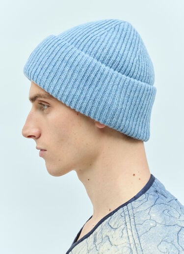 小号方脸徽标无檐便帽 Acne Studios 小号方脸徽标无檐便帽 蓝色 acn0155042