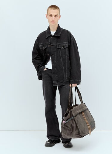 Canvas Tote Bag Acne Studios Canvas Tote Bag Grey acn0155055
