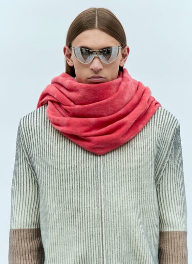 Narrow Tie-Dye Wool Scarf Acne Studios Narrow Tie-Dye Wool Scarf Pink acn0156032