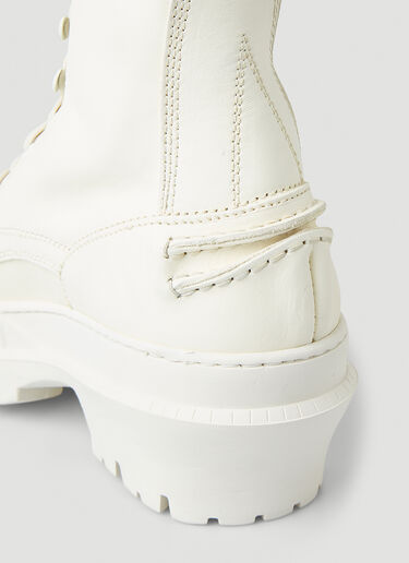 Ankle Boots Acne Boots White Acne Studios Lug Sole Ankle Boots In