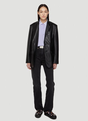 롱 슬리브 폴로 셔츠 Acne Studios 롱 슬리브 폴로 셔츠 퍼플 acn0248013