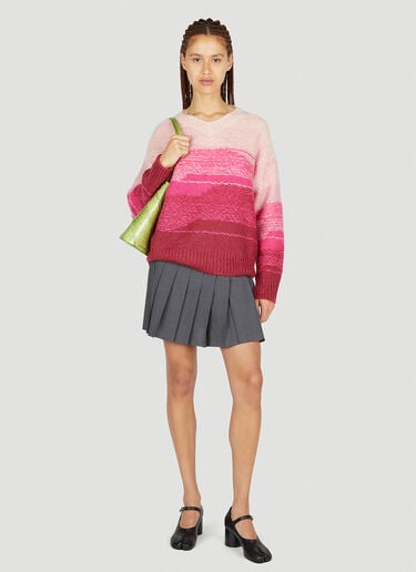 옹브레 스웨터 Acne Studios 옹브레 스웨터 핑크 acn0252013