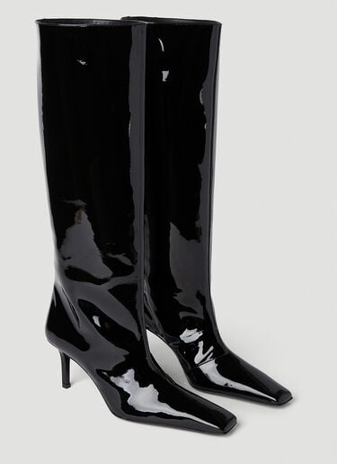 漆面高跟靴 Acne Studios 漆面高跟靴 黑色 acn0252039