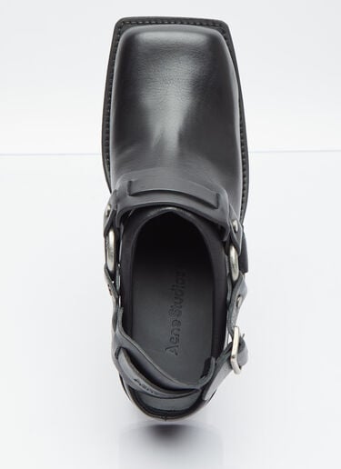 버클 가죽 슈즈 Acne Studios 버클 가죽 슈즈 블랙 acn0254025