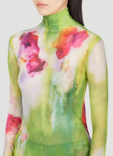 花卉印花网布上衣 Acne Studios 花卉印花网布上衣 绿色 acn0254036