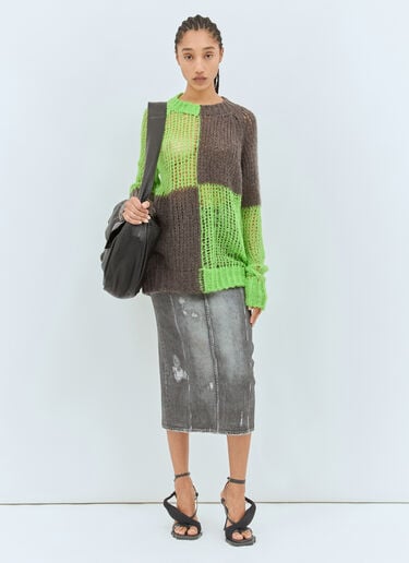 Loose Knit Sweater Acne Studios Loose Knit Sweater Green acn0258003
