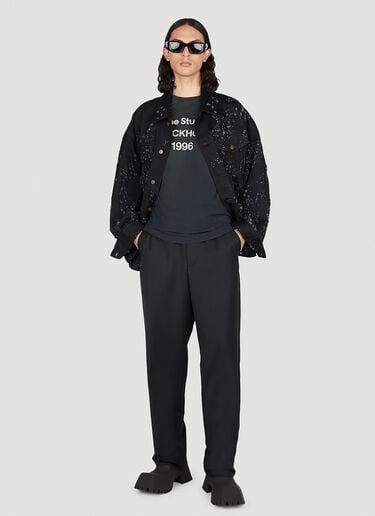 做旧牛仔夹克 Acne Studios 做旧牛仔夹克 黑色 acn0352009
