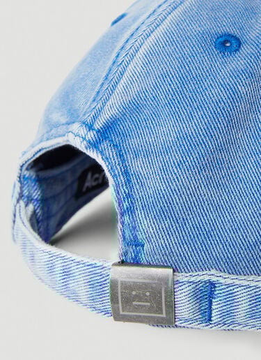 Acne Studios 方脸贴饰棒球帽 蓝色 acn0353015