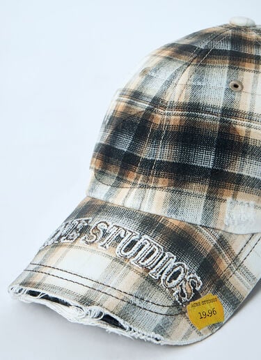 Logo Motif Baseball Cap Acne Studios Logo Motif Baseball Cap Beige acn0361006