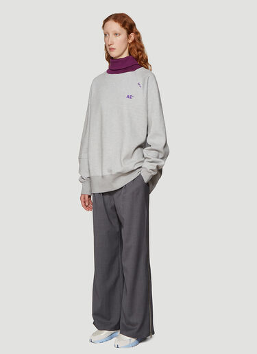Man to Man Knitted-Neck Sweatshirt Ader Error Man to Man Knitted-Neck Sweatshirt Grey adr0238012