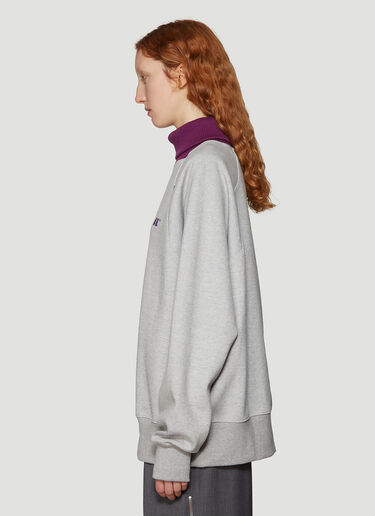 Man to Man Knitted-Neck Sweatshirt Ader Error Man to Man Knitted-Neck Sweatshirt Grey adr0238012