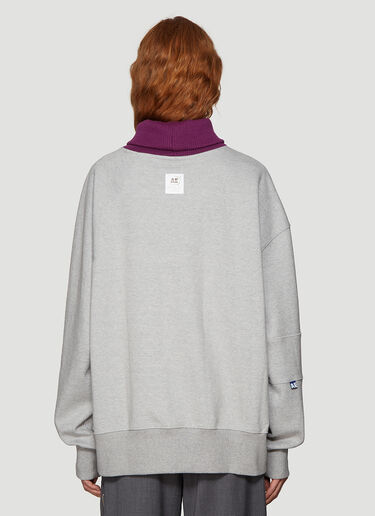 Man to Man Knitted-Neck Sweatshirt Ader Error Man to Man Knitted-Neck Sweatshirt Grey adr0238012