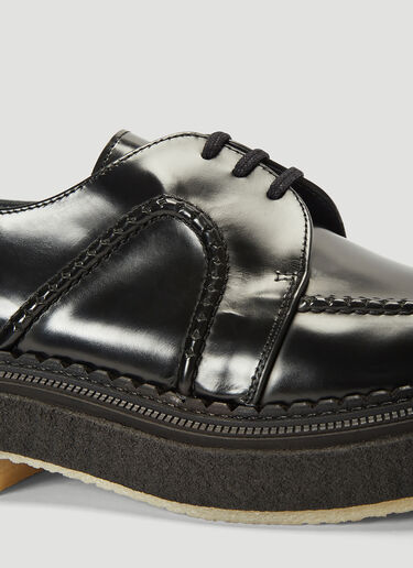 Adieu Leather Lace-Up Shoes Black adv0138001