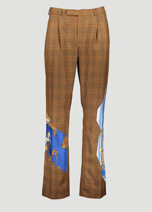 Ahluwalia Studio Grandad Pants Brown ahl0140002