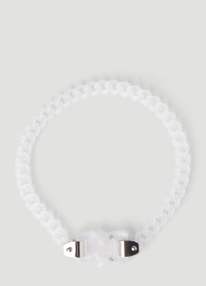 1017 ALYX 9SM Transparent Chain Necklace White aly0245041