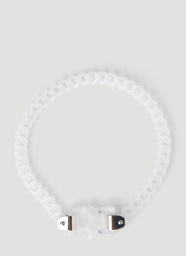 Transparent Chain Necklace 1017 ALYX 9SM Transparent Chain Necklace White aly0245041
