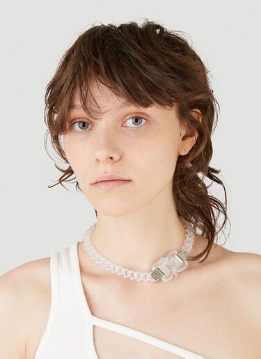 Transparent Chain Necklace 1017 ALYX 9SM Transparent Chain Necklace White aly0245041
