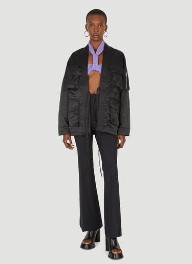 Scuba High-Waist Flare Pants Ambush Scuba High-Waist Flare Pants Black amb0248011