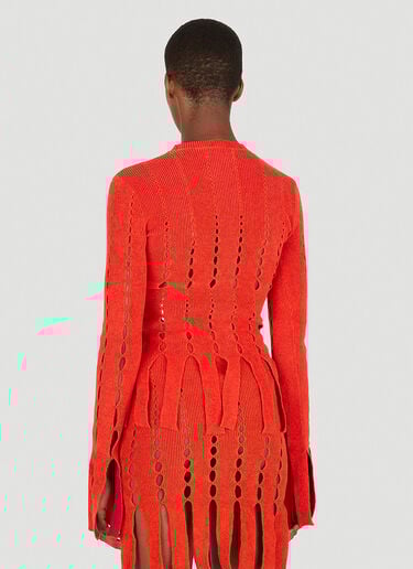 Knit Cut Out Top Ambush Knit Cut Out Top Red amb0250015