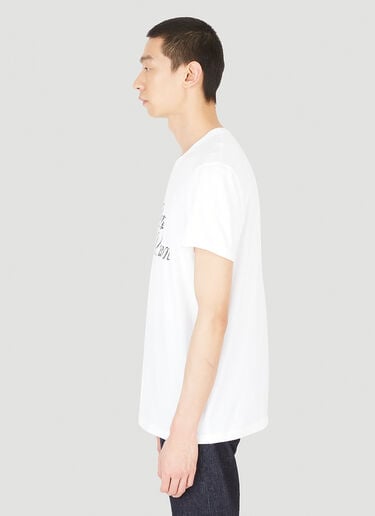 Script Logo T-Shirt Alexander McQueen Script Logo T-Shirt White amq0148011