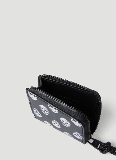 Skull Motif Coin Wallet Alexander McQueen Skull Motif Coin Wallet Black amq0148051
