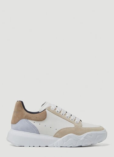 Colour Block Court Sneakers Alexander McQueen Colour Block Court Sneakers White amq0149034