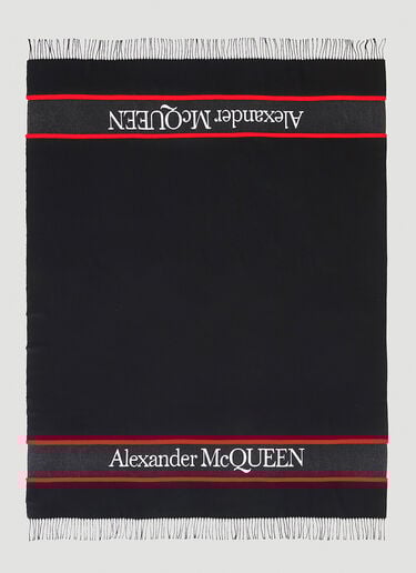 Blown Up Log 围巾 Alexander McQueen Blown Up Log 围巾 黑 amq0149063