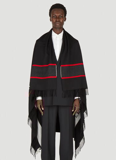 Blown Up Log 围巾 Alexander McQueen Blown Up Log 围巾 黑 amq0149063
