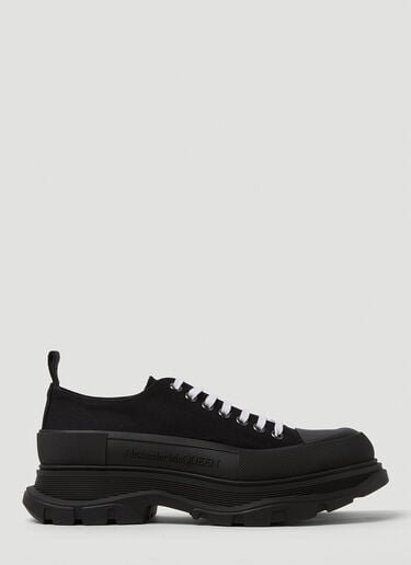 织物鞋面和橡胶 Alexander McQueen 织物鞋面和橡胶 黑 amq0150028