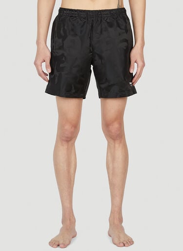 Graffiti Swim Shorts Alexander McQueen Graffiti Swim Shorts Black amq0151030