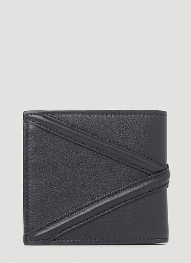 双折徽标钱包 Alexander McQueen 双折徽标钱包 黑色 amq0151103