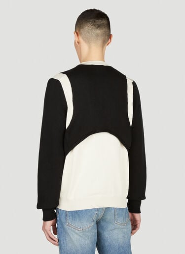 Colour Block Sweater Alexander McQueen Colour Block Sweater Black amq0152007
