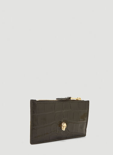 Zipped Leather Small Pouch Alexander McQueen Zipped Leather Small Pouch Black amq0241012