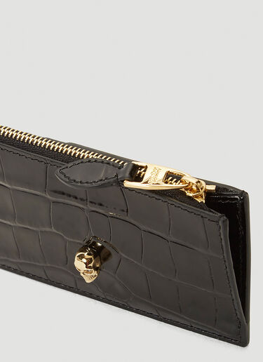 Zipped Leather Small Pouch Alexander McQueen Zipped Leather Small Pouch Black amq0241012