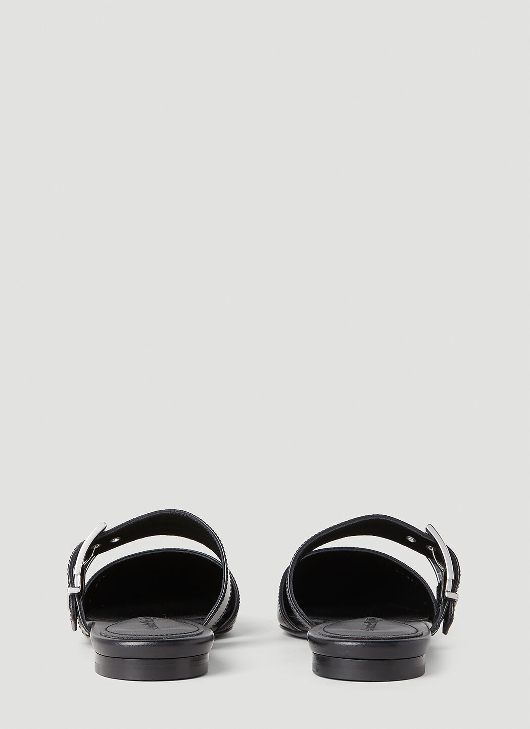 MCQUEEN Punk sandals マックイーン Punk Sandals - Alexander Mcqueen - Leather - Black/Silver