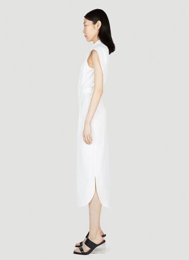 포플린 데이 드레스 Alexander McQueen 포플린 데이 드레스 화이트 amq0252034