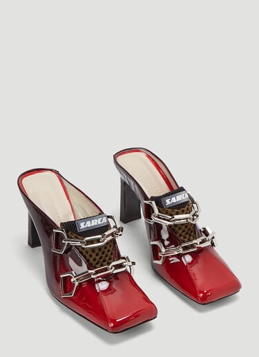 Upcycled Sneaker Heels Ancuta Sarca Upcycled Sneaker Heels Red anc0244004