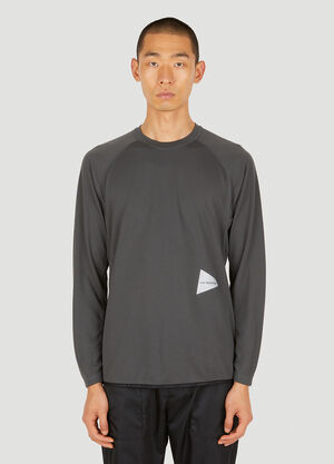 And Wander Power Dry T-Shirt Grey anw0148009