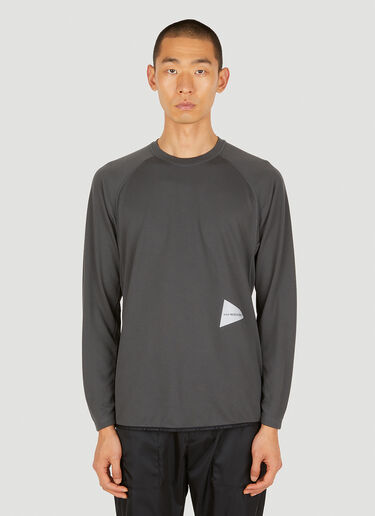 Power Dry T-Shirt And Wander Power Dry T-Shirt Grey anw0148009