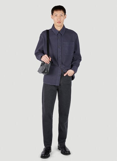 深色水洗牛仔衬衫 A.P.C. 深色水洗牛仔衬衫 深蓝色 apc0151012