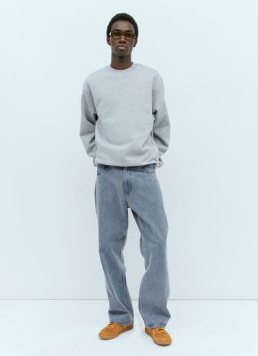 A.P.C. x JWA 로고 자수 맨투맨 그레이 apc0154007