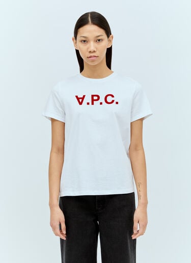 徽标贴花 T 恤 A.P.C. 徽标贴花 T 恤 白色 apc0255006