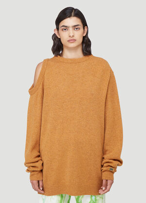 Aries Cut-Out Sweater Orange ari0242008
