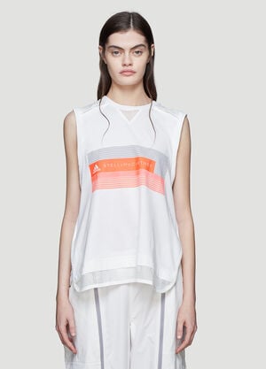 Adidas by Stella McCartney Logo Tank Top White asm0236018